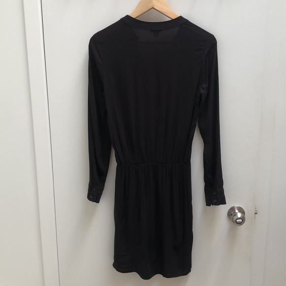 Splendid dress with subtle cross-over top - short length - S - black - Picture 4 of 8